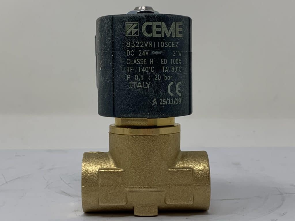 Elettrovalvola CEME tipo 8322VN110SCE2 24V DC - DN.11 G.1/4"
