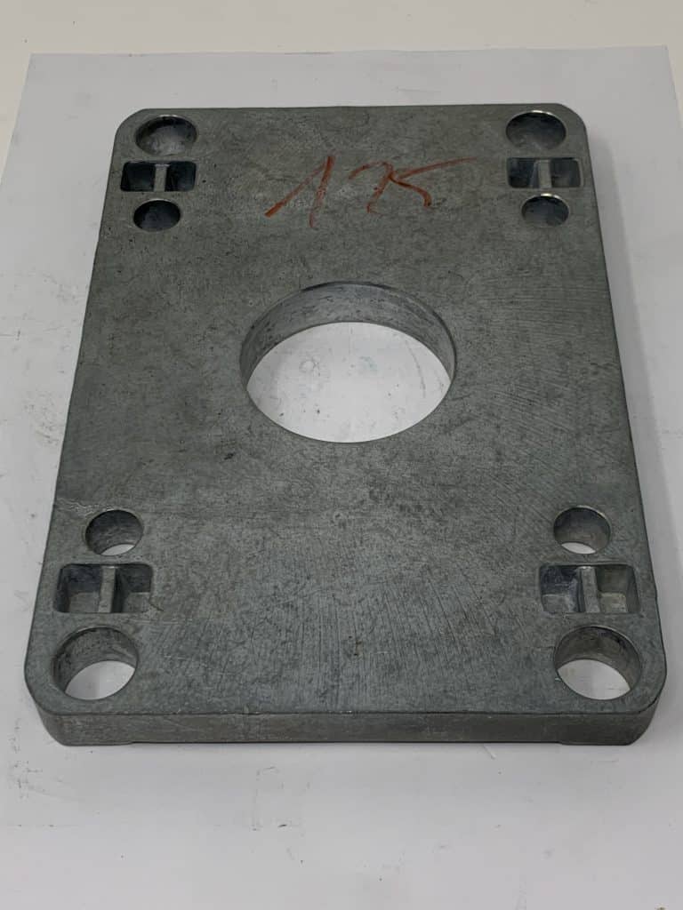 Flangia anteriore / posteriore CNOMO tipo 00112 per cilindro diam. 125