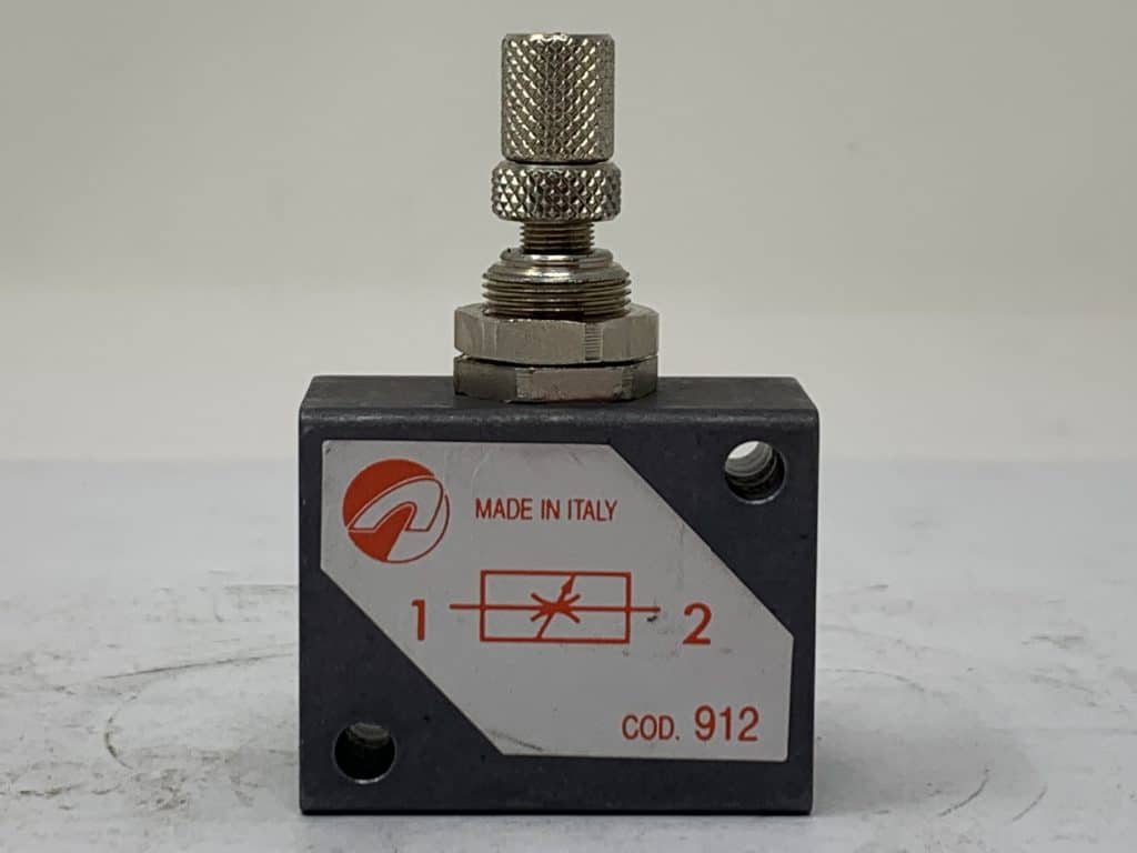 Regolatore di flusso bidirezionale BONESI tipo 912 con attacchi G.1/4”