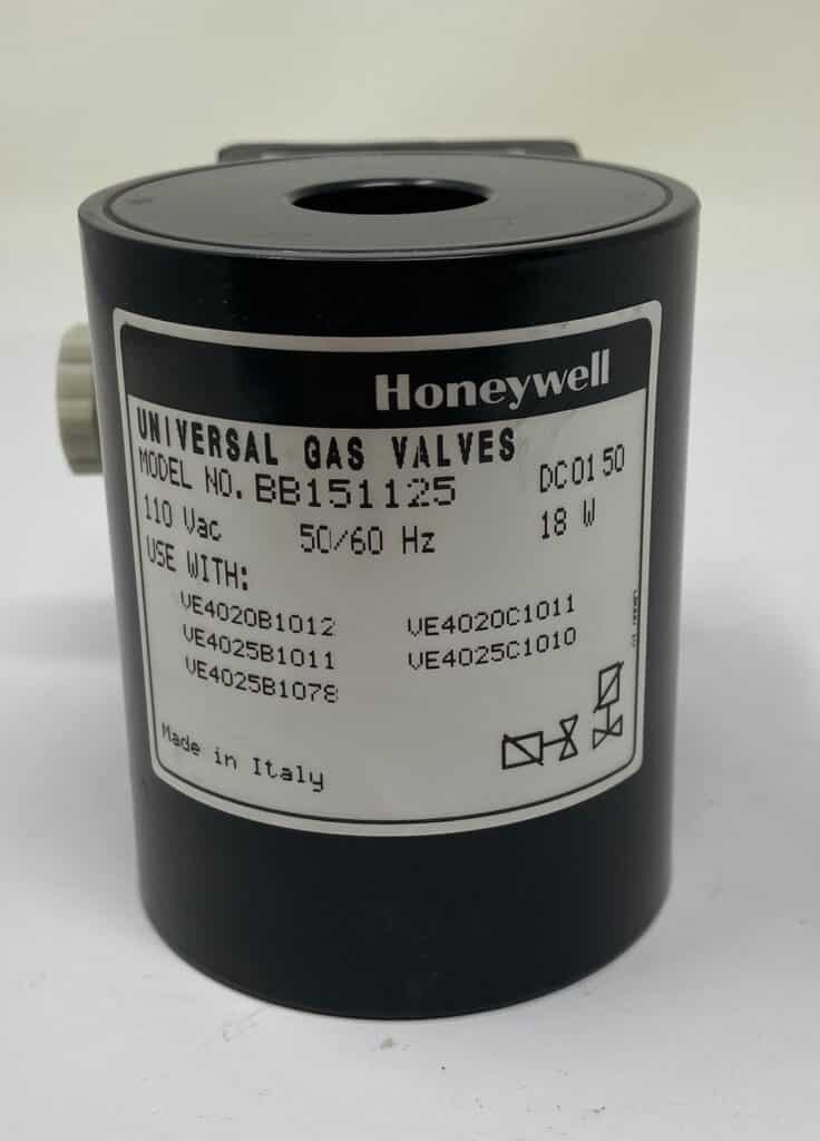 Bobina Honeywell BB151125 110Vac 50/60Hz 18W 200mBar Gas 1-2-3