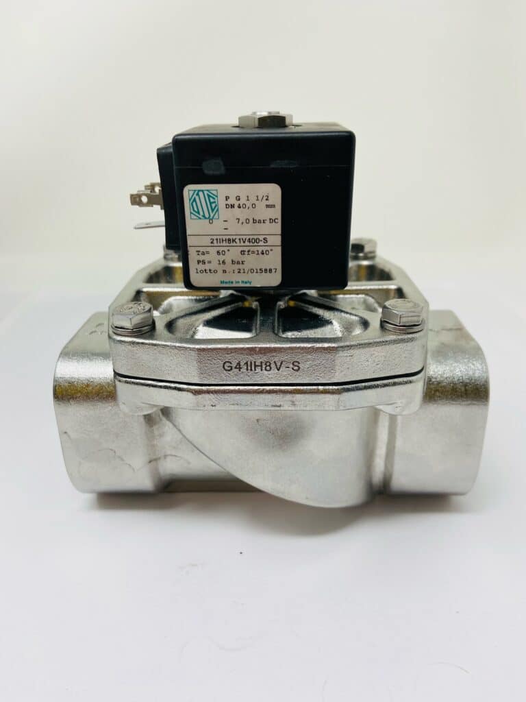 ODE Elettrovalvola 21IH8K1V400-S G1 1/2" tenute in FKM con BOBINA GDV14024CY 24V DC