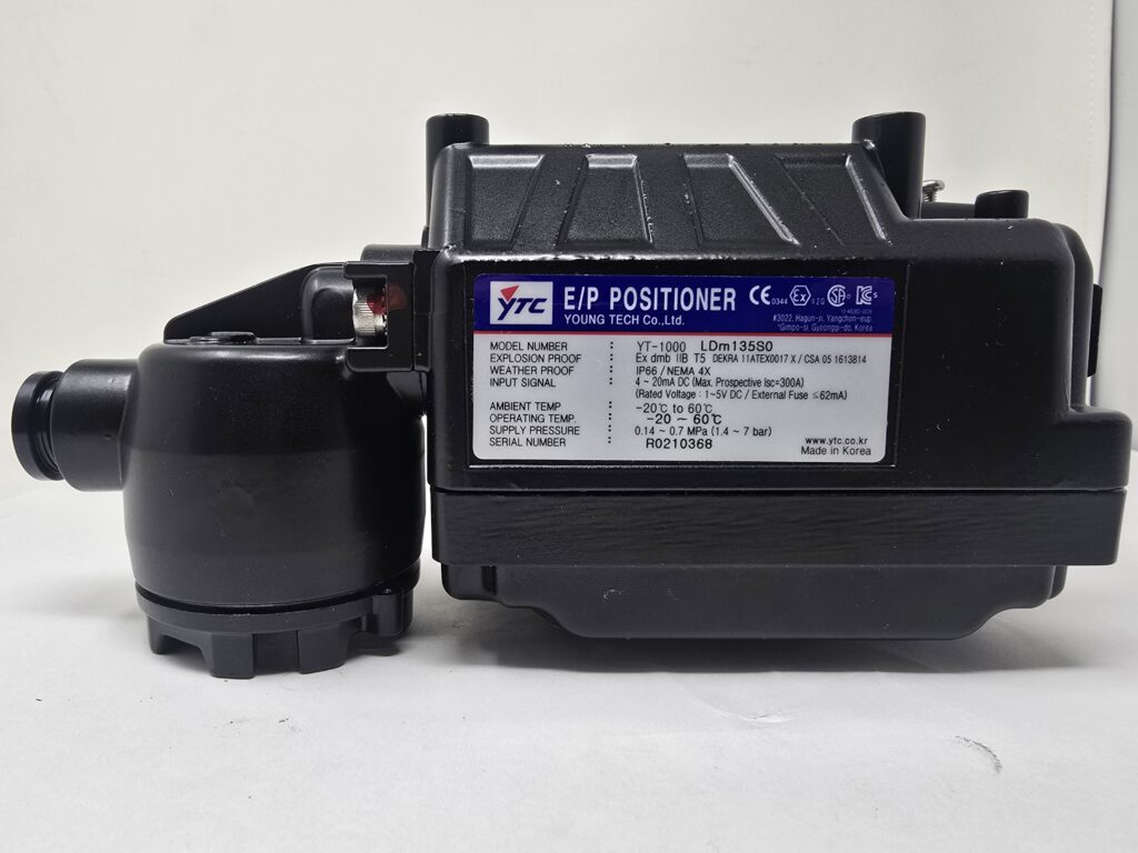 POSIZIONATORE ELETTROPNEUMATICO YOUNG TECH YTC P/N YT-1000